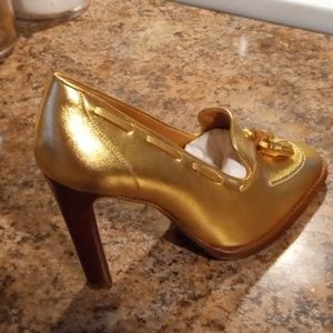 Ralph Lauren with purple tag heels